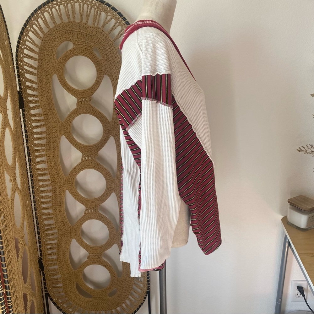 UO BDG Frazer Spliced Slouchy Sweater - Picture 7 of 8